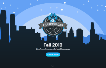 FraserHacks Website Screenshot